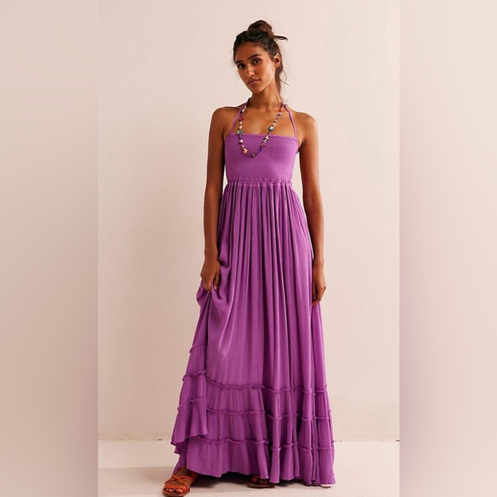 Free people maxi extraordinary in papaya BNWT